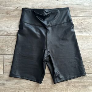 Leather Bike Shorts